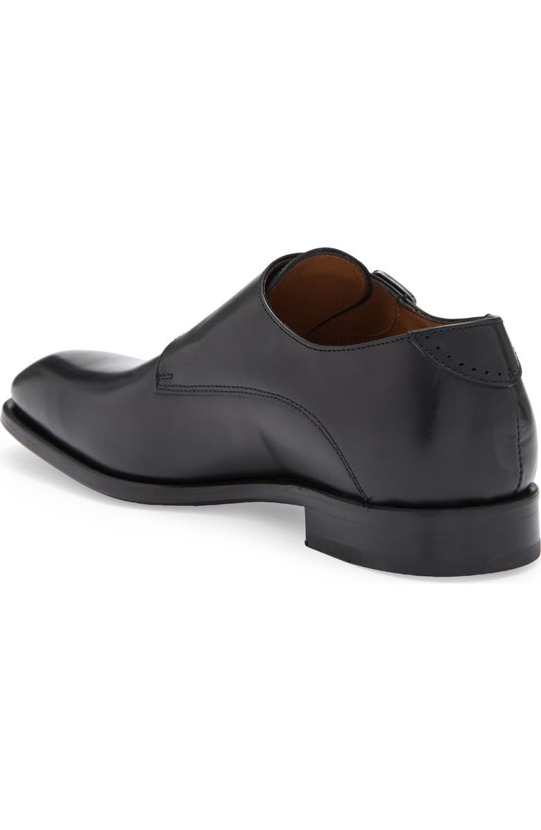 ANTONIO MAURIZI Leather Cap Toe Monk Shoe, Alternate, color,