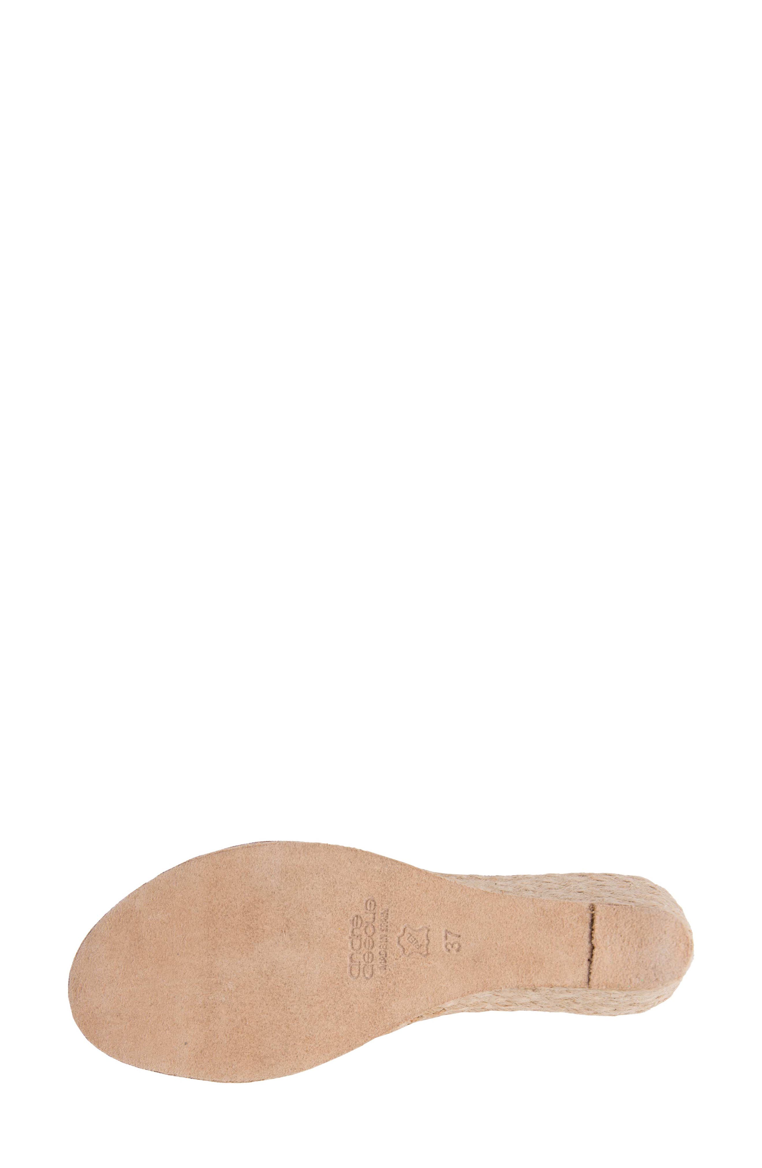 Amalia Strappy Espadrille Wedge Slide Sandal, Alternate, color, BLACK STUDDED FABRIC