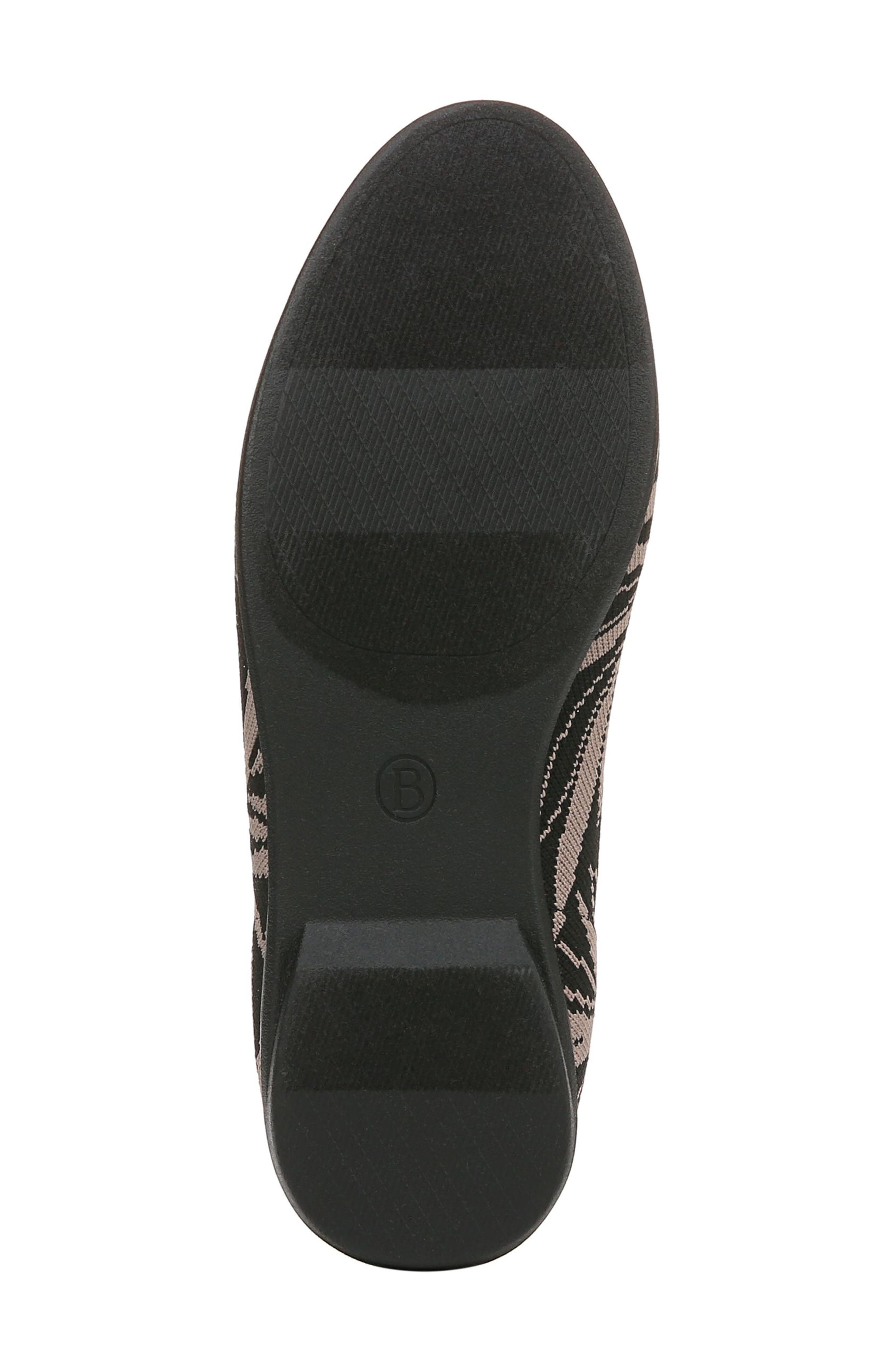 LifeStride Kit Ballet Flat, Alternate, color, Black Knit