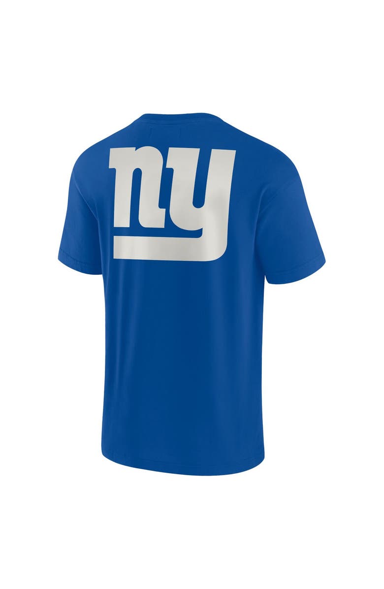 Fanatics Signature Unisex Fanatics Signature Royal New York Giants Elements Super Soft Short Sleeve T-Shirt, Alternate, color, Royal