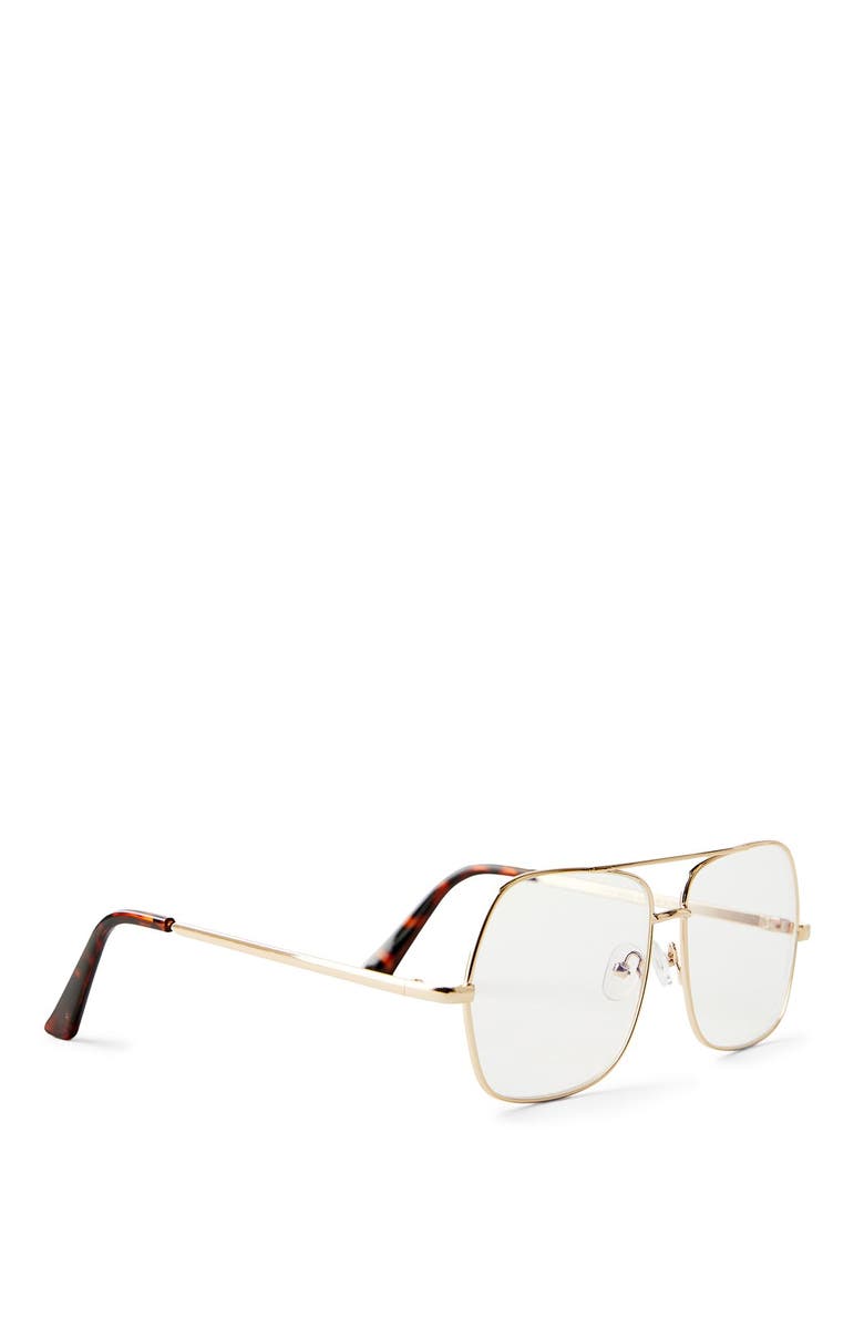 Cotton On Jade Metal Aviator Sunglasses, Alternate, color, 