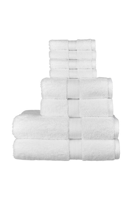 Christy Renaissance Classic 100% Egyptian Cotton 8 Piece Towel Bale In White
