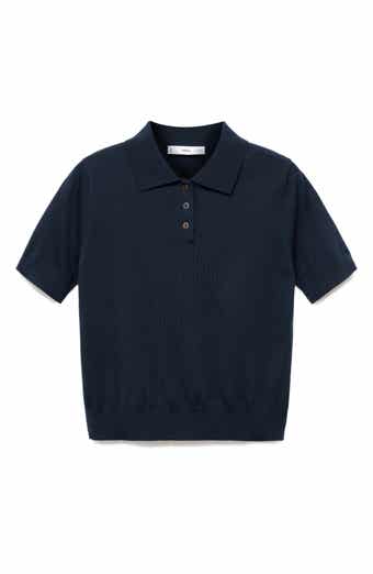 MANGO Selection Wool Sweater Polo