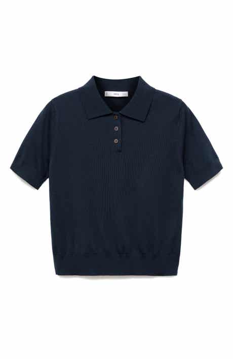 MANGO Selection Wool Sweater Polo