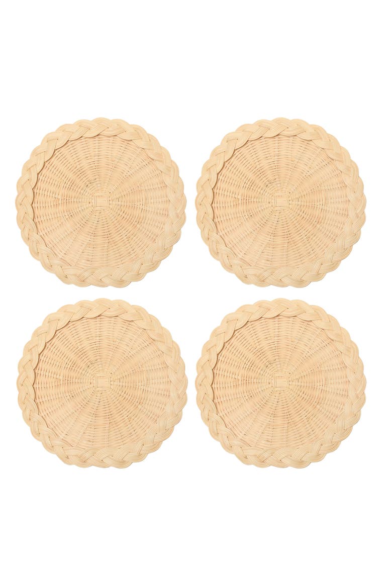Braided Weave Placemats - Set of 4, Main, color, Natural