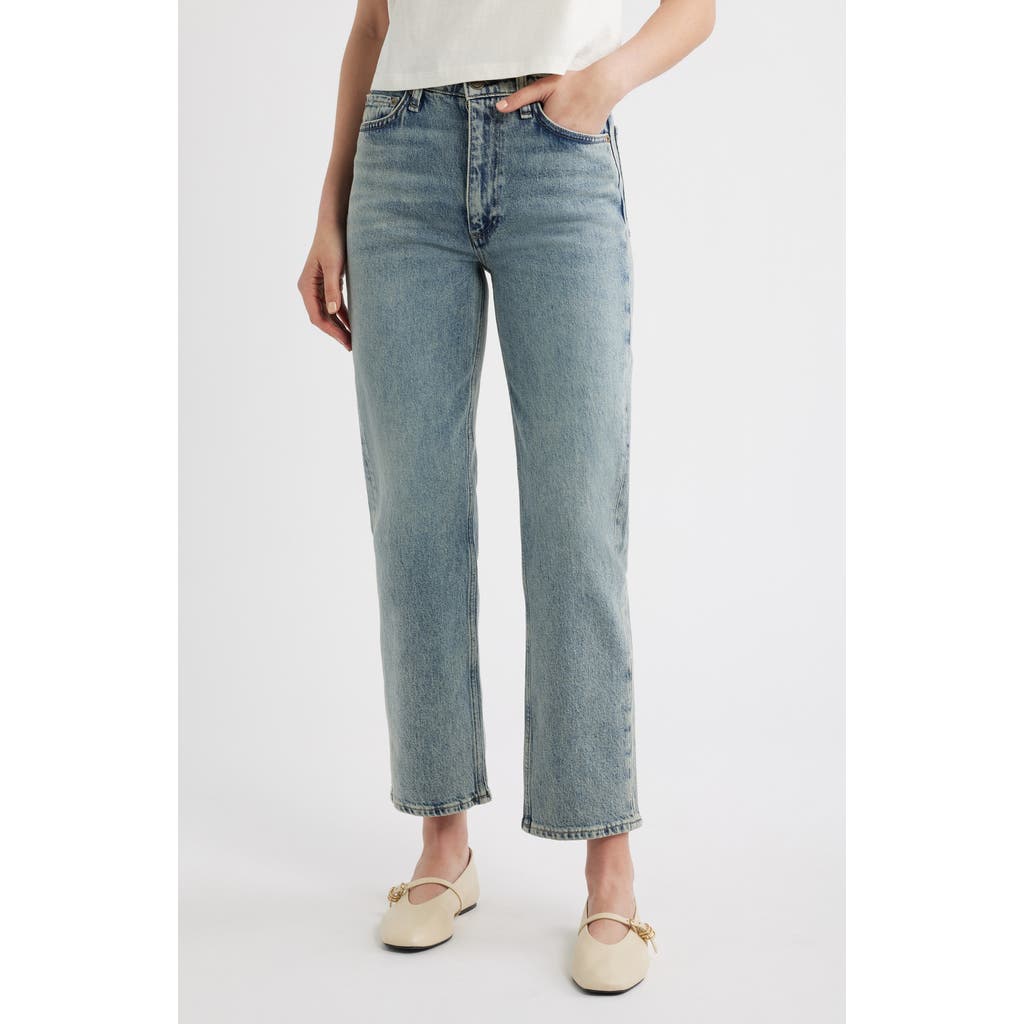 rag & bone Harlow Mid Rise Ankle Straight Leg Jeans in Amity at Nordstrom Rack, Size 30