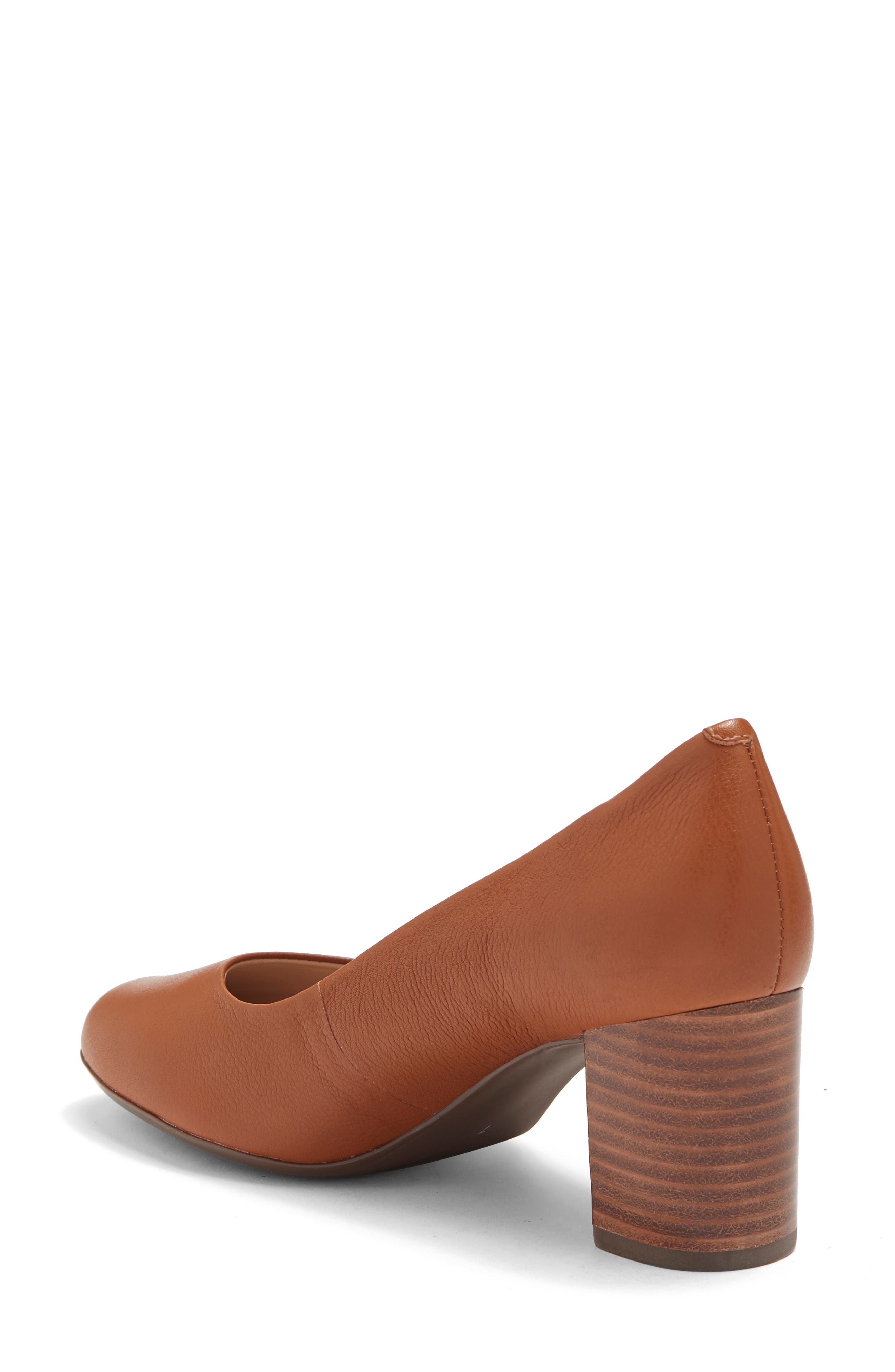 Marc Joseph New York Midtown Pump, Alternate, color, Cognac Napa Soft