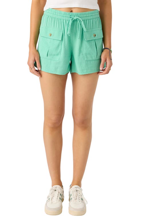 O'neill Darla Front Pocket Shorts In Jade Cream