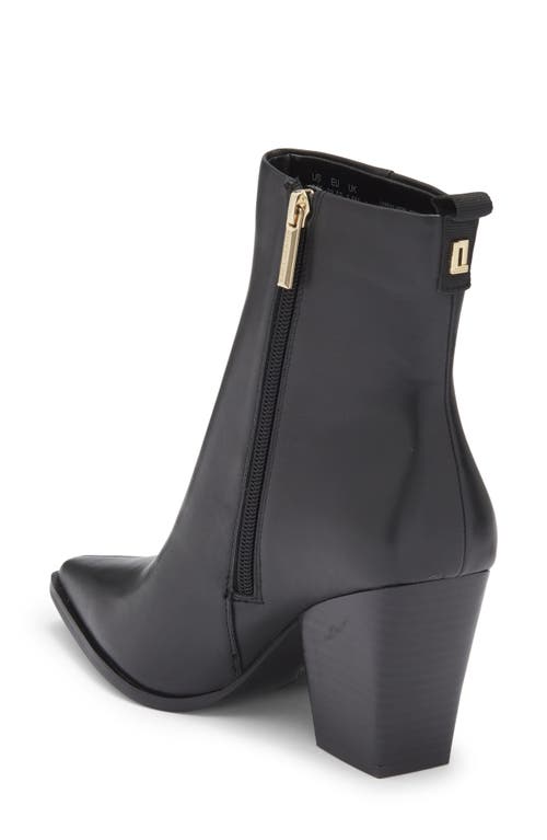 Karl Lagerfeld Paris Kortini Pointed Toe Bootie In Black