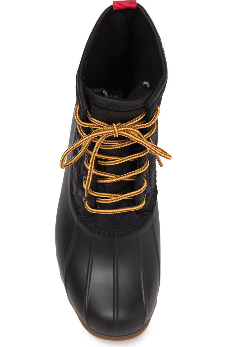 Sperry Top-Sider Saltwater Quilted Shaft Duck Boot, Alternate, color, Black