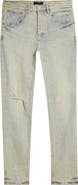 PURPLE BRAND Venice Sunbleached Ripped Jeans