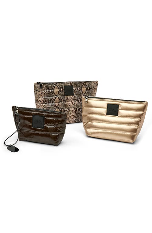 Think Royln Travel Trio Organizational Pouches In Multi