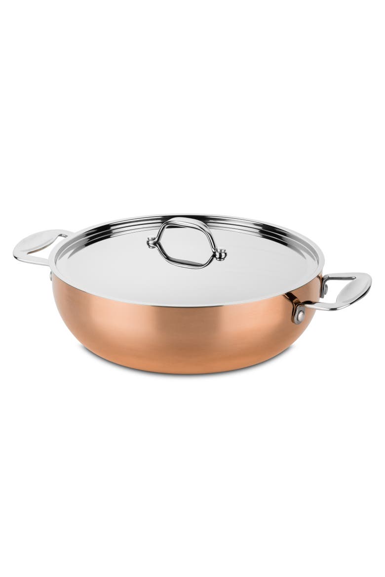 Toscana Frying Pan with 2 Handles, Main, color, Copper