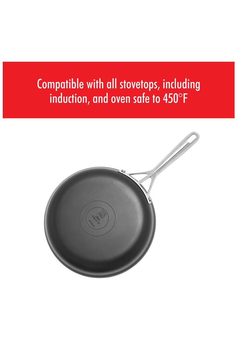 Motion Hard Anodized Nonstick 10-Inch Fry Pan, Alternate, color, MATTE BLACK