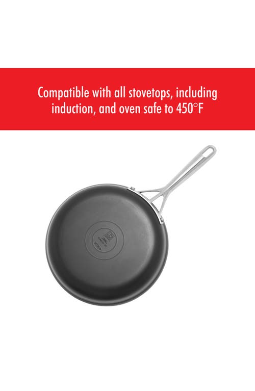 Zwilling Motion Hard Anodized Nonstick 10-inch Fry Pan In Black