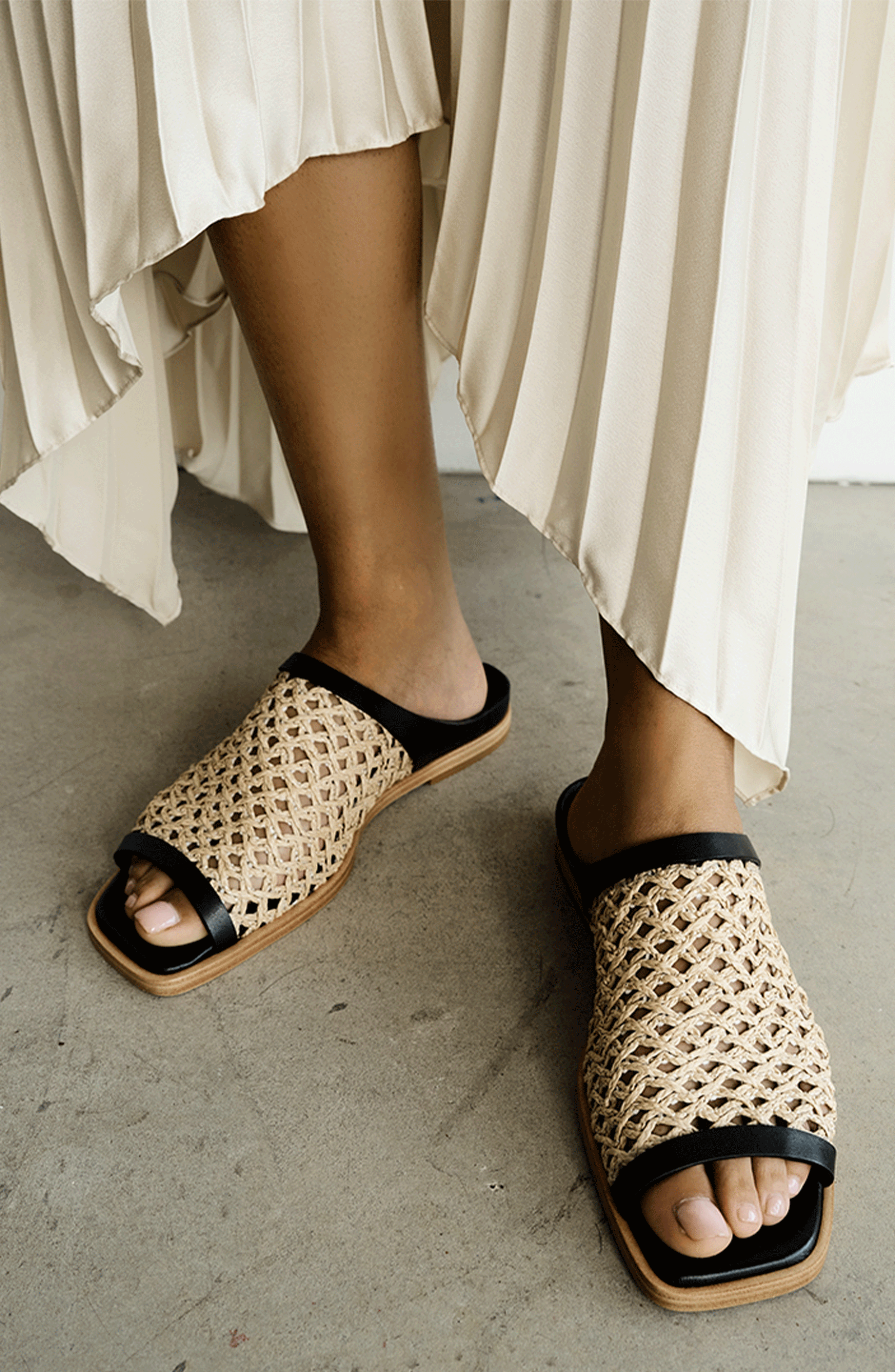 Daniella Shevel Alba Sandal, Alternate, color, Black