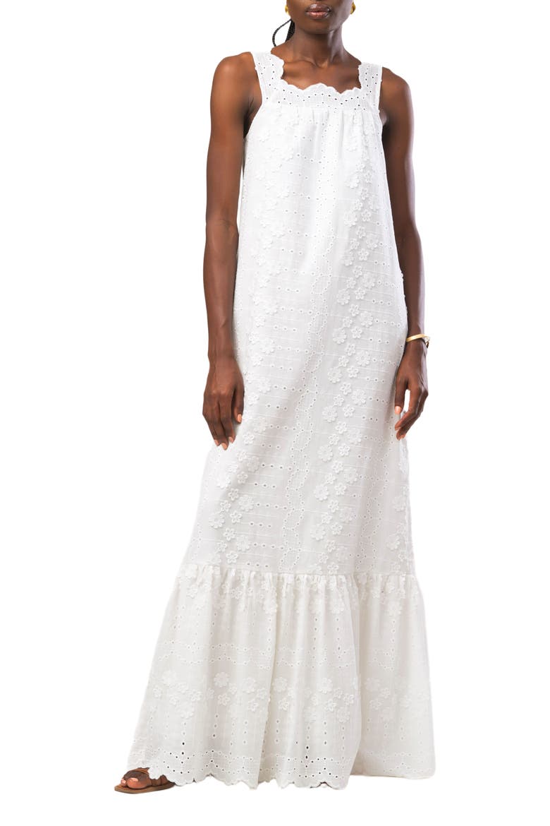 Ivy Dress, Main, color, Siva Blanc