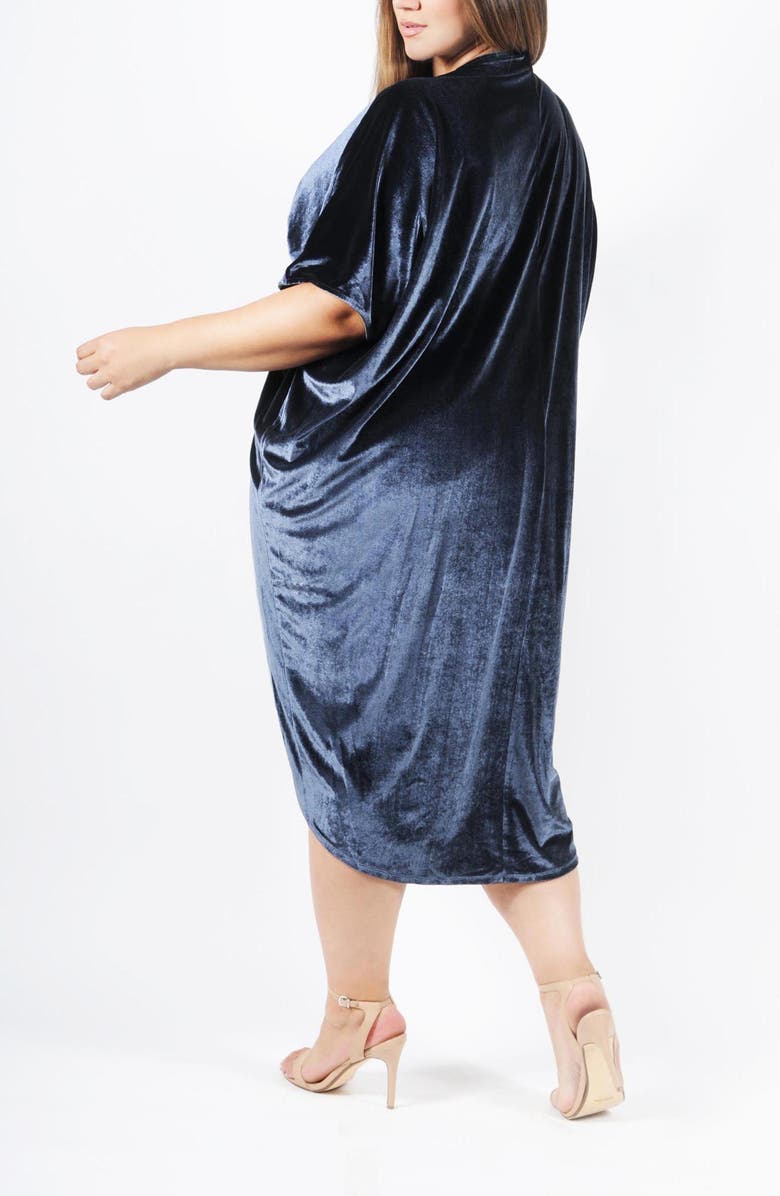 Coldesina Butterfly Velvet Caftan, Alternate, color,