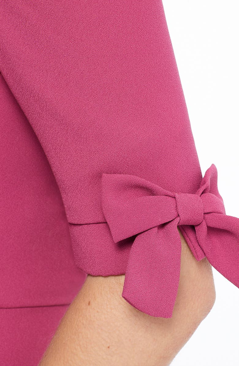 Gal Meets Glam Collection Meredith Crepe Off the Shoulder Jumpsuit, Alternate, color, 