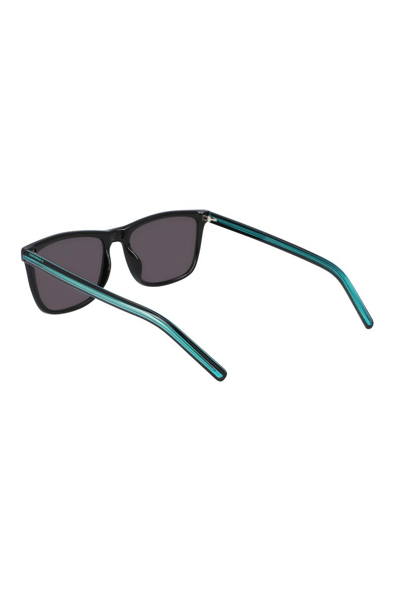 Chuck 56mm Rectangle Sunglasses, Alternate, color, BLACK/ BLACK
