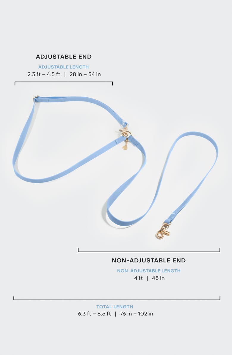 SUNNY TAILS 4-in-1 Convertible Hands Free Leash, Alternate, color, Ember Black