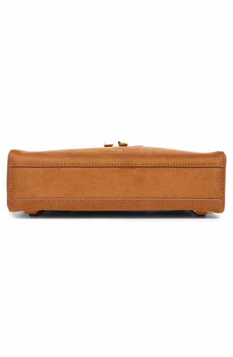 Thea Large Faux Suede Top Handle Bag