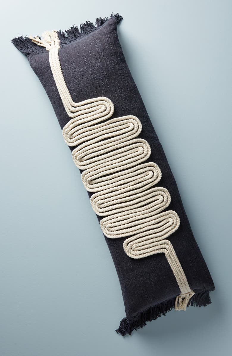 Anthropologie Home Anthropologie Textured Nayeli Lumbar Accent Pillow, Main, color,