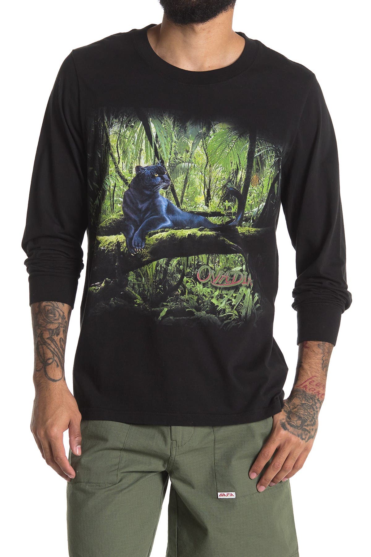 Ovadia Panther Long Sleeve Graphic T-Shirt (Men) | Nordstromrack