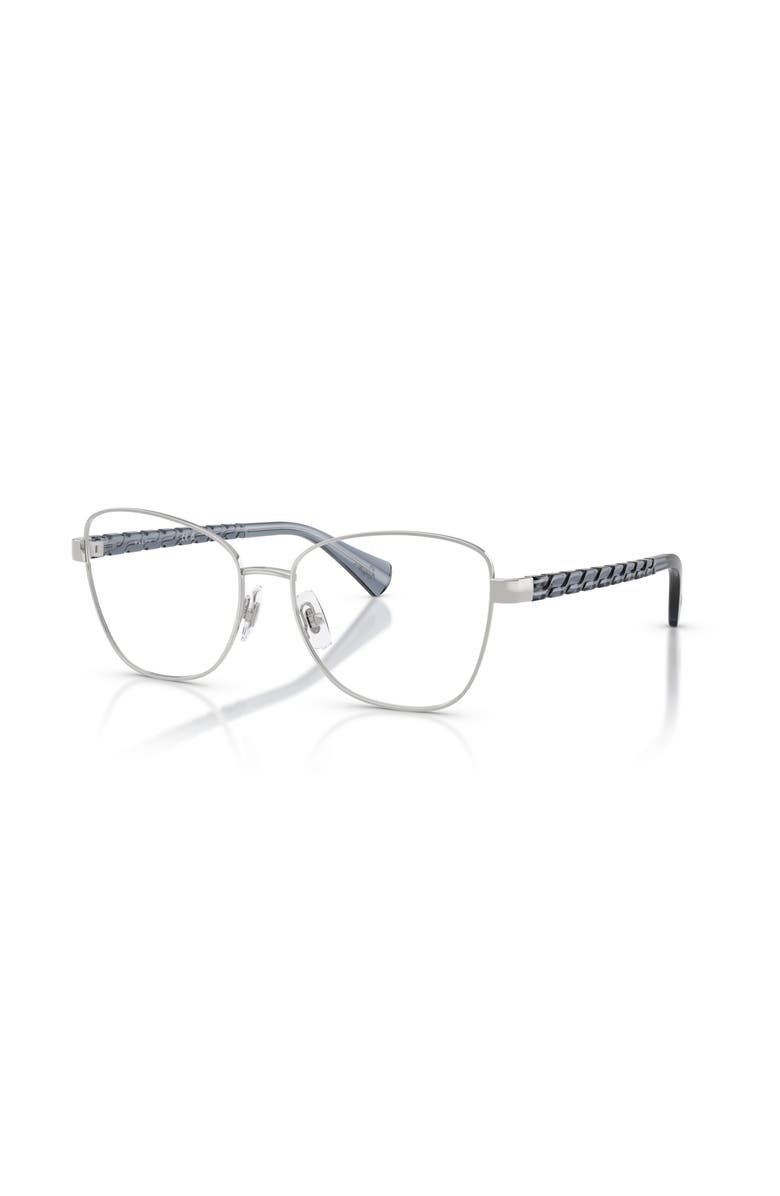 RALPH 55mm Irregular optical glasses, Main, color, Silver