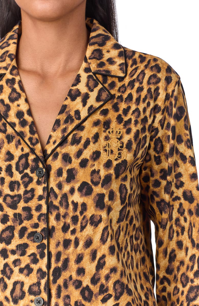Lauren Ralph Lauren Print Cotton Blend Pajamas, Alternate, color, 