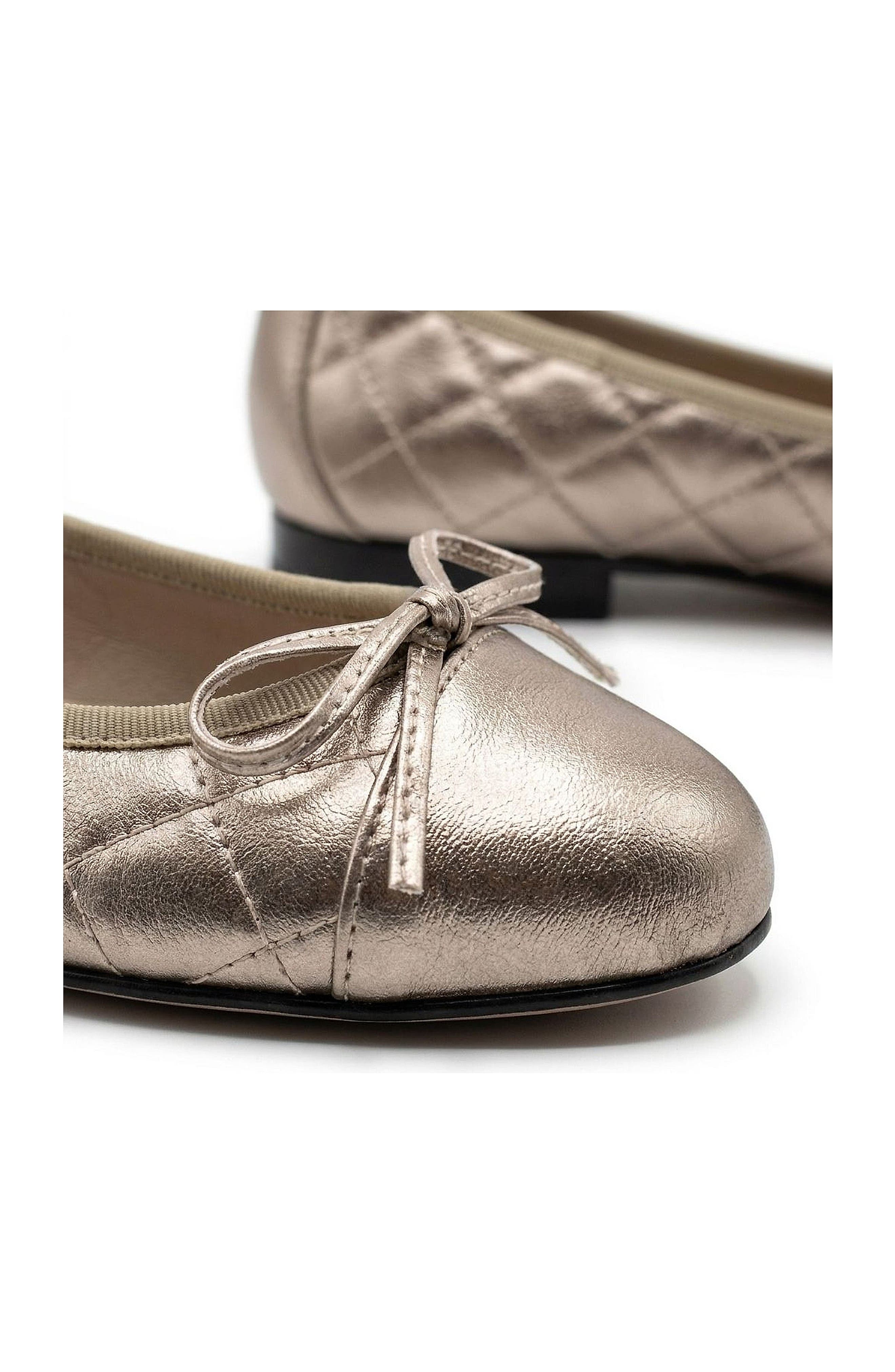 Margot Ballet Flat, Alternate, color, Gold