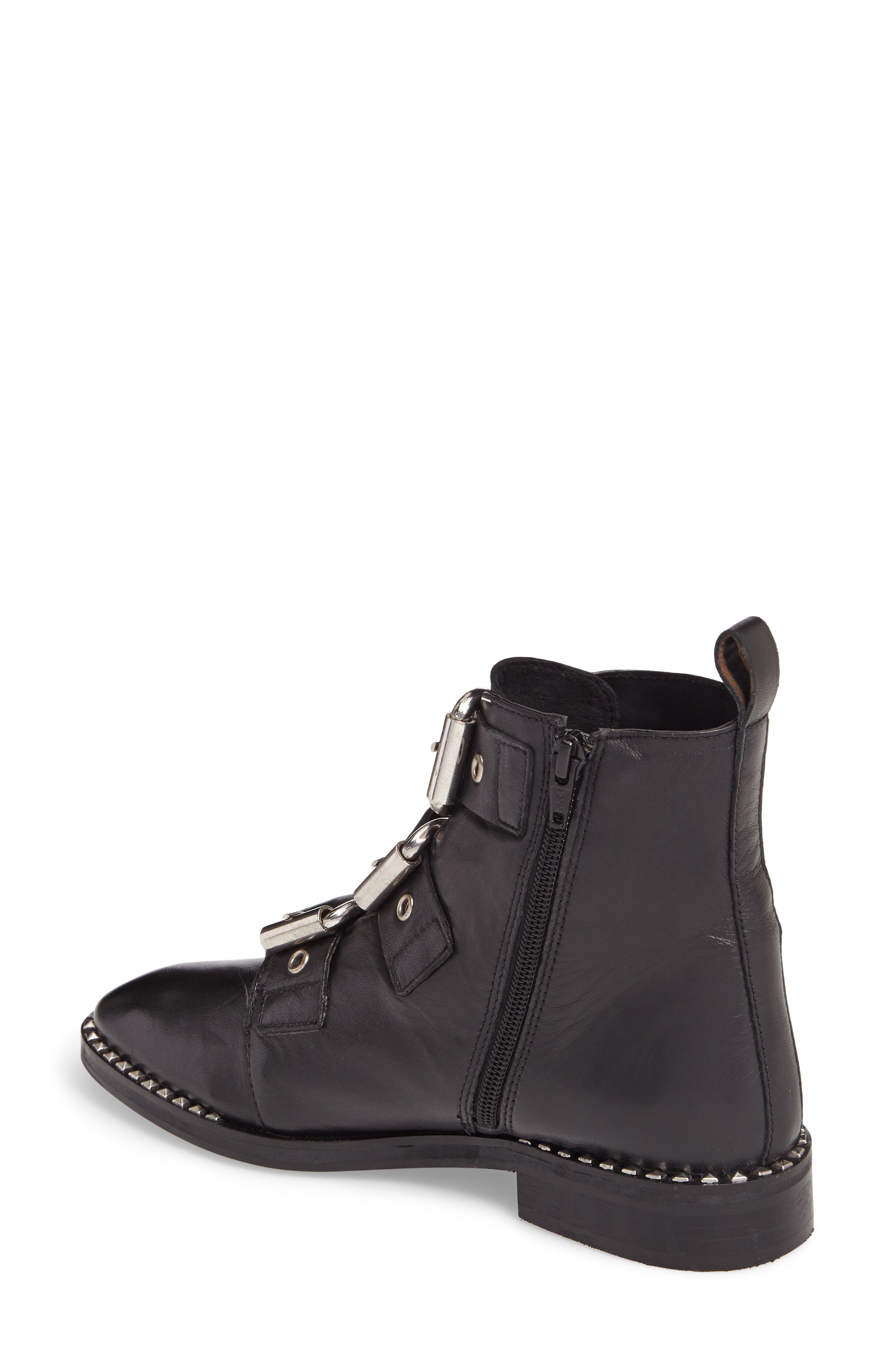Topshop Alfie Buckle Ankle Boot, Alternate, color, 