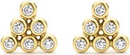 LAGOS KSL Diamond Triangle Stud Earrings