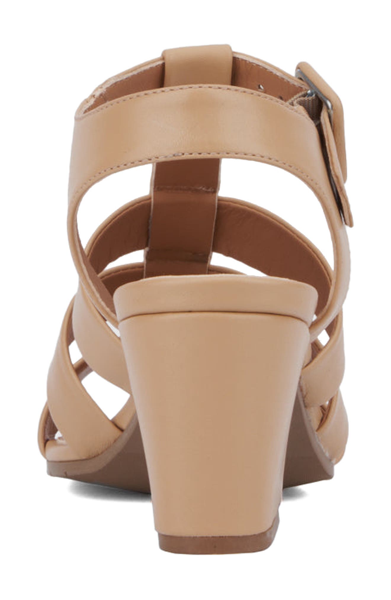 Aquatalia Rebecka Weatherproof Gladiator Sandal, Alternate, color, Almond