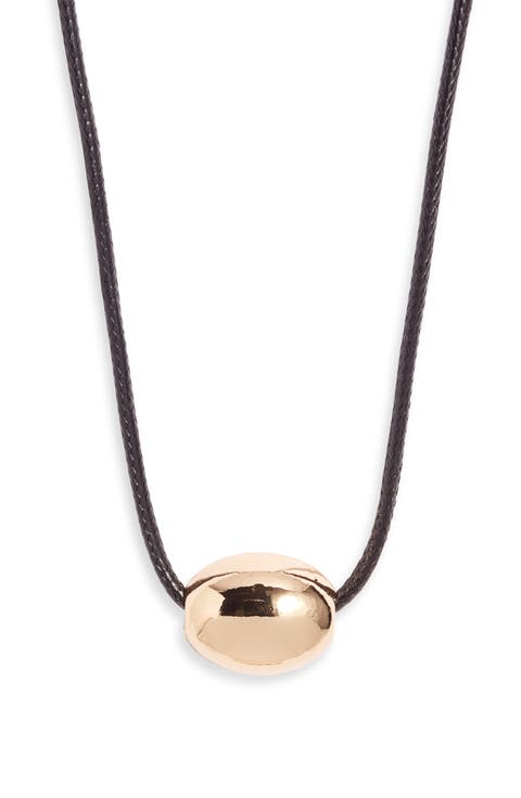 Orb Accent Cord Necklace