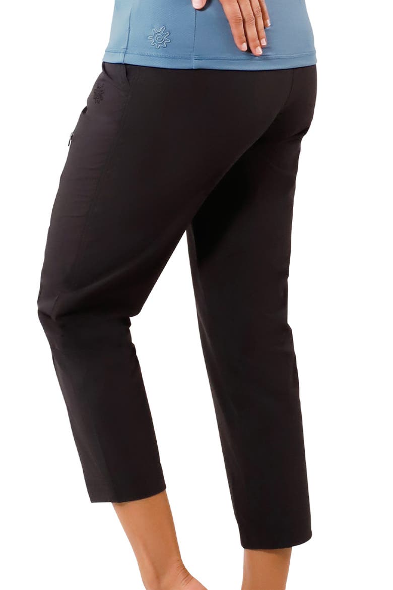 Walking Capris, Alternate, color, Black