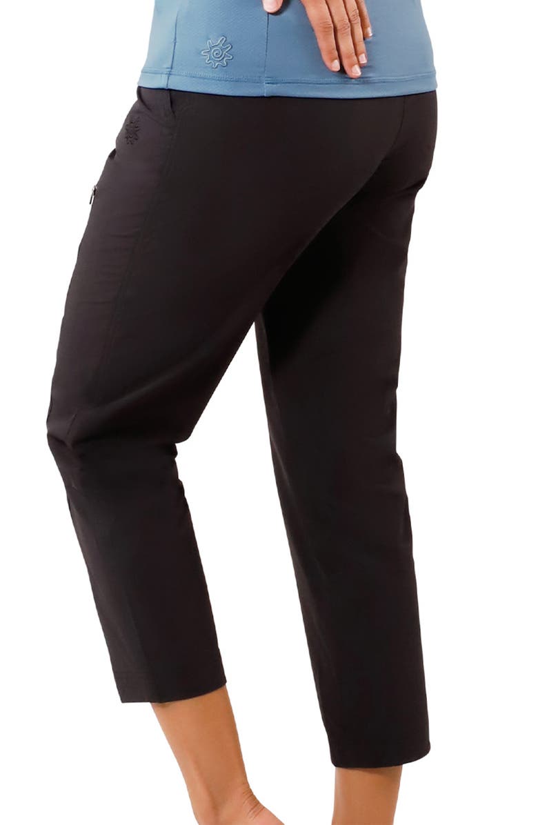 UV Skinz Walking Capris, Alternate, color, Black