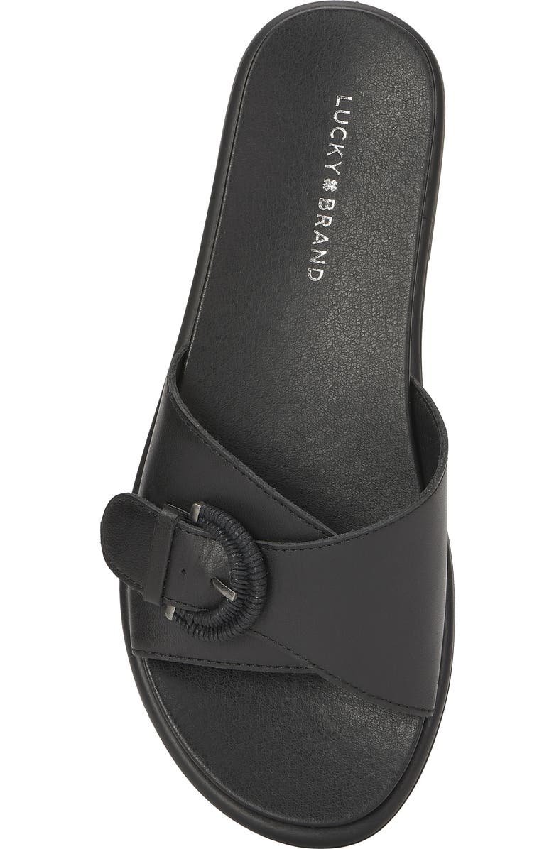 Lucky Brand Suszie Slide Sandal, Alternate, color, Black