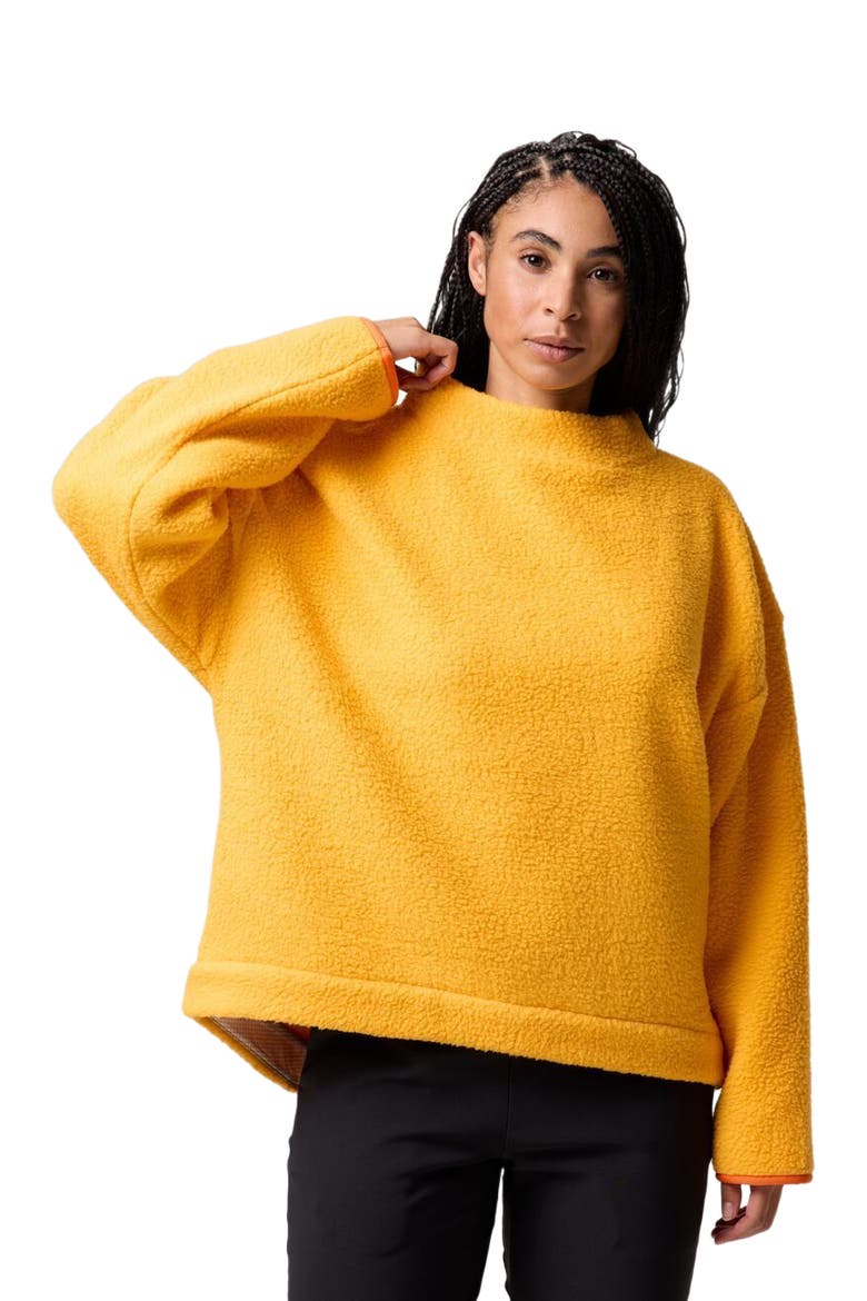 Bga Wander Pile-Fleece Mock-Neck Top - Women's, Main, color, Zinnia