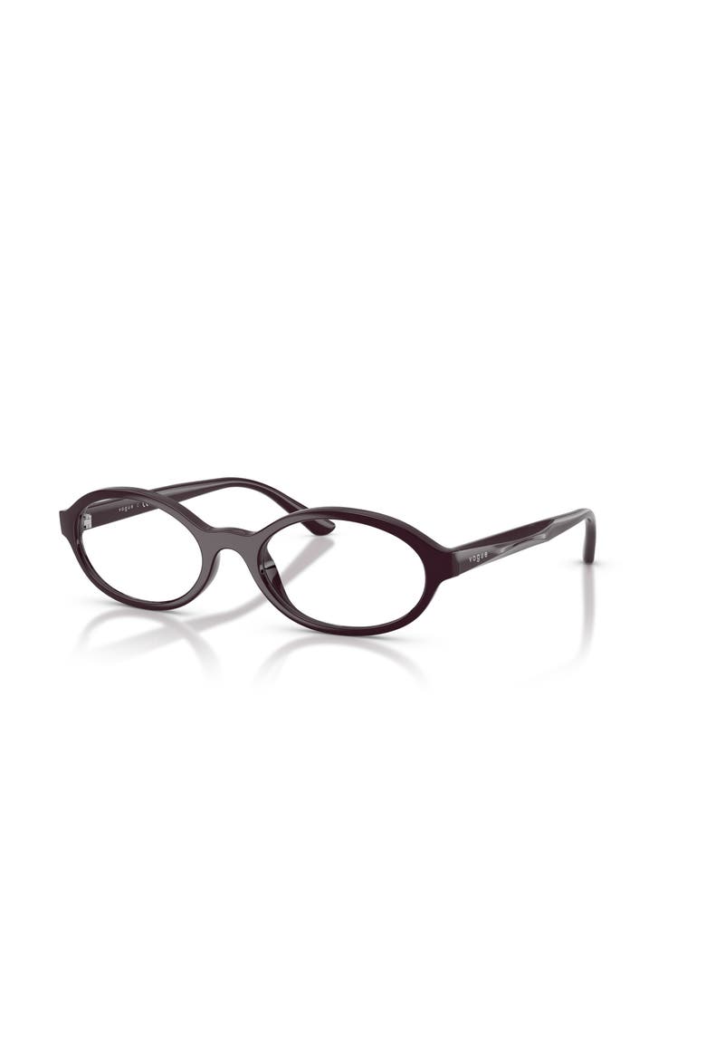 51mm Oval optical glasses, Main, color, Violet