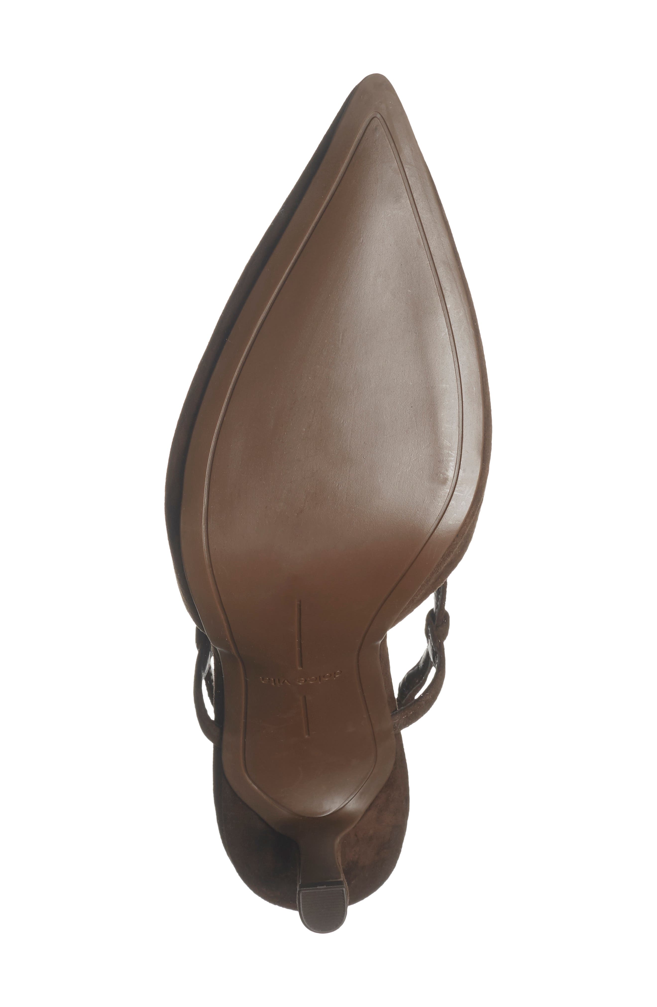Dolce Vita Katara Slingback Pump, Alternate, color, Dark Brown Suede