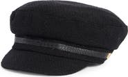 Vince Camuto Nubby Captain's Croc Embossed Band Skipper Cap