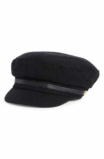 Vince Camuto Nubby Captain's Croc Embossed Band Skipper Cap