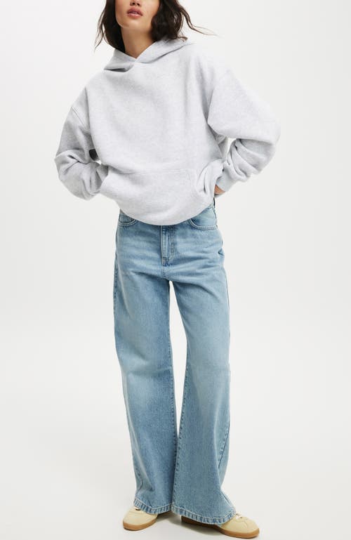 Cotton On Classic Fleece Hoodie In Soft Grey Marle
