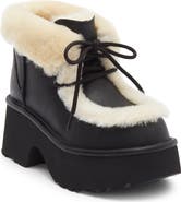 UGG® Esmee Genuine Shearling Detail Lace-Up Boot