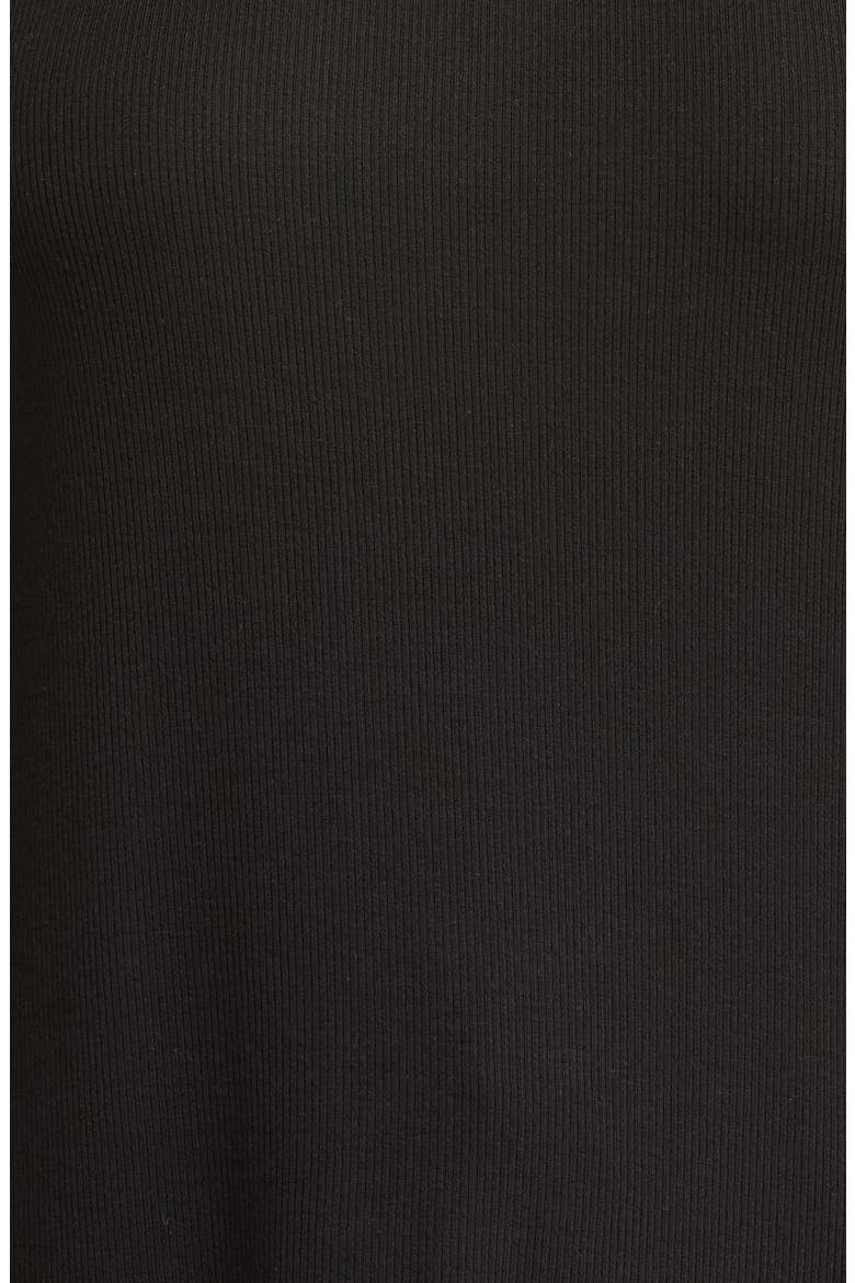 Moonlight Eco Easy Rib Pajamas, Alternate, color, BLACK
