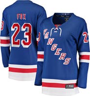 FANATICS Women's Fanatics Adam Fox Blue New York Rangers Home Breakaway Jersey