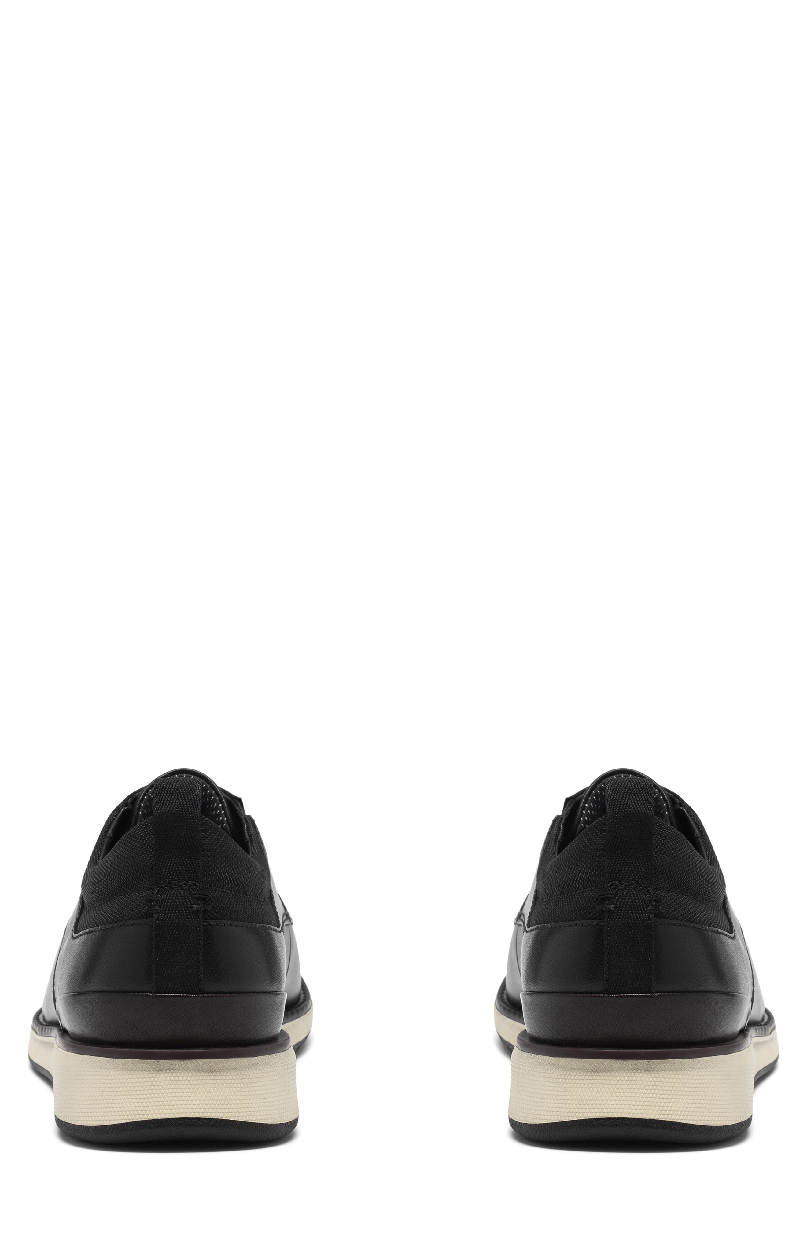 FlexHybrid Leather Oxford, Alternate, color, BLACK LEATHER