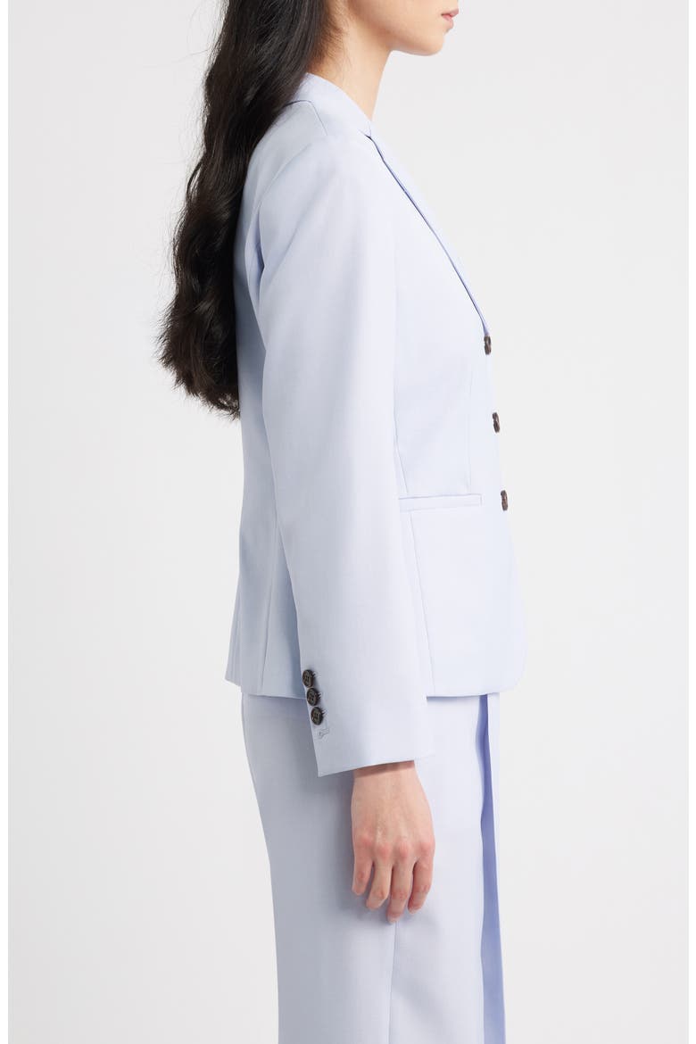 Shrunken Three-Button Jacket, Alternate, color, CORNFLOWER - G2M