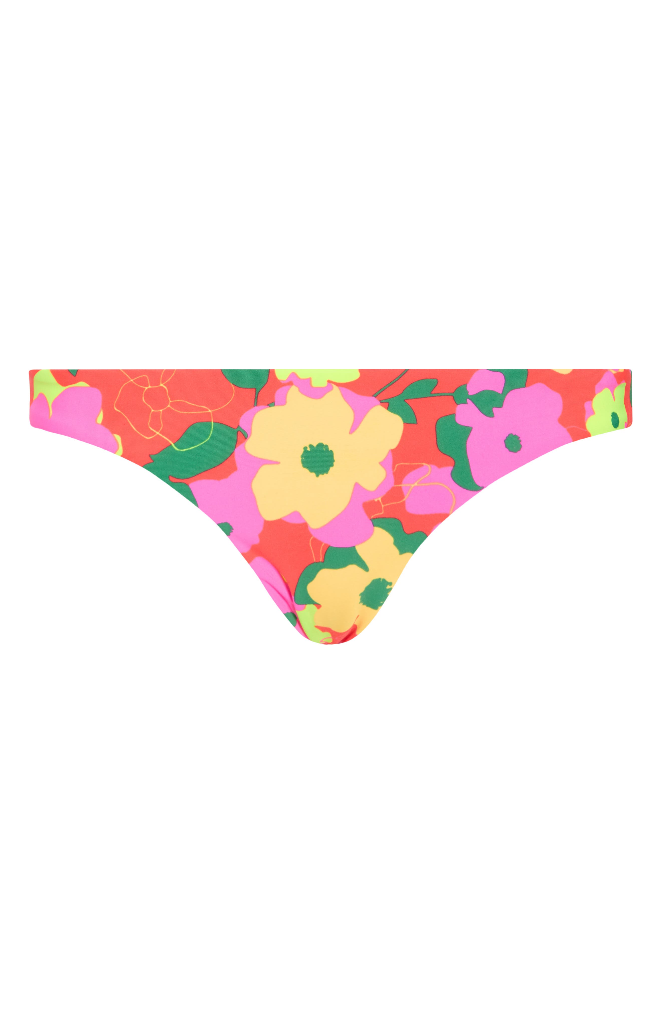 Maaji Crayon Flower Flirt Reversible Bikini Bottoms (Women) | Nordstromrack